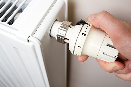 For further control of radiator heat output, thermostatic valves can be fitted to each radiator in the house.